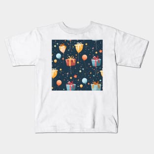 Happy Birthday Party Celebration Pattern 15 Kids T-Shirt